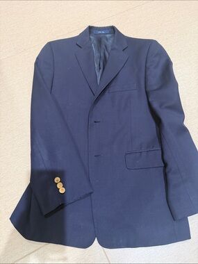 Lord & Taylor Navy Blazer with Gold Buttons
